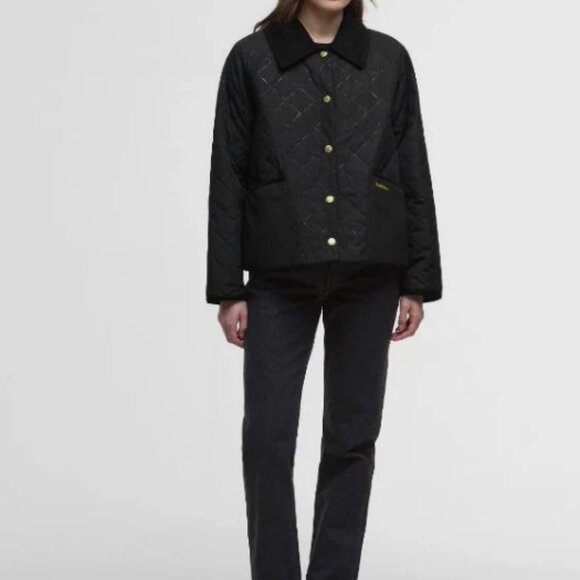 Barbour Anise Dusky Quilted Jacket in Black/ Ancient MSRP$335 British Elegance - Picture 12 of 16